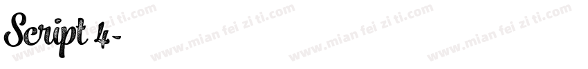 Script 4字体转换